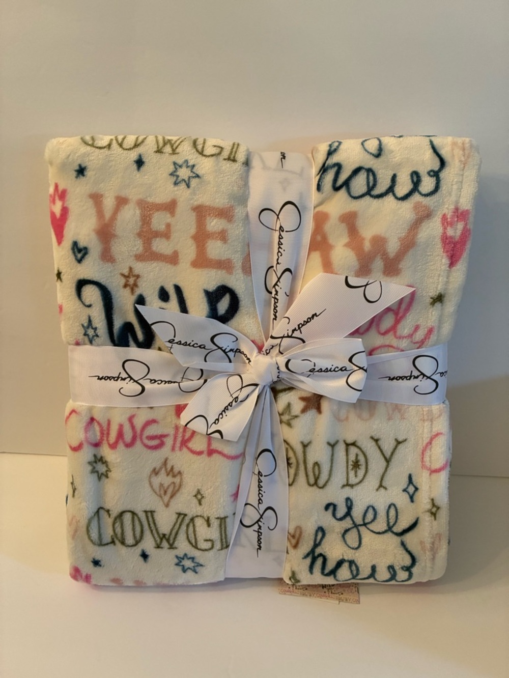 Howdy Cowgirl throw blanket